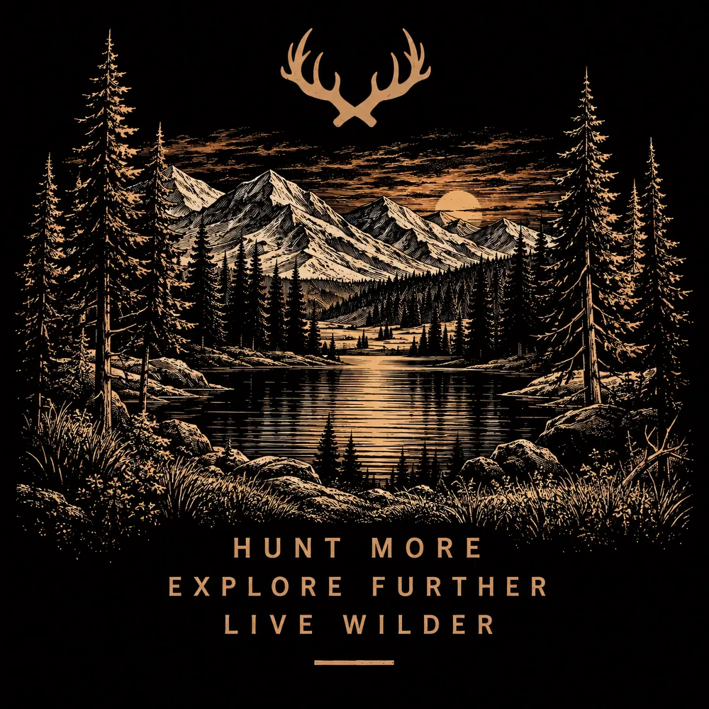 Hunt More, Explore Further, Live Wilder design
